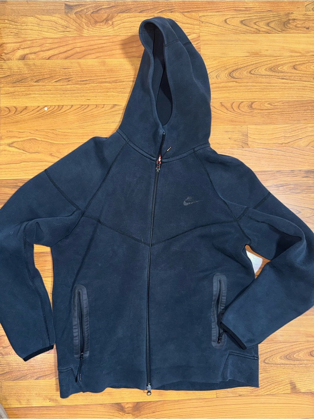 Nike Black Hooded Full-Zip Jacket